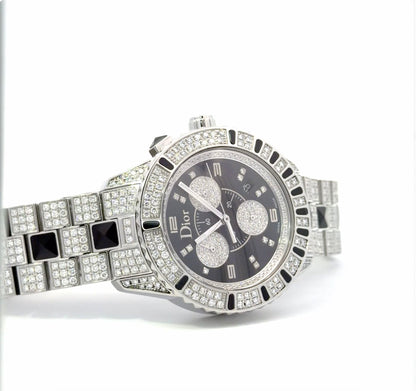 Womens Dior Christal Sharon Stone Limited Edition Diamond Watch