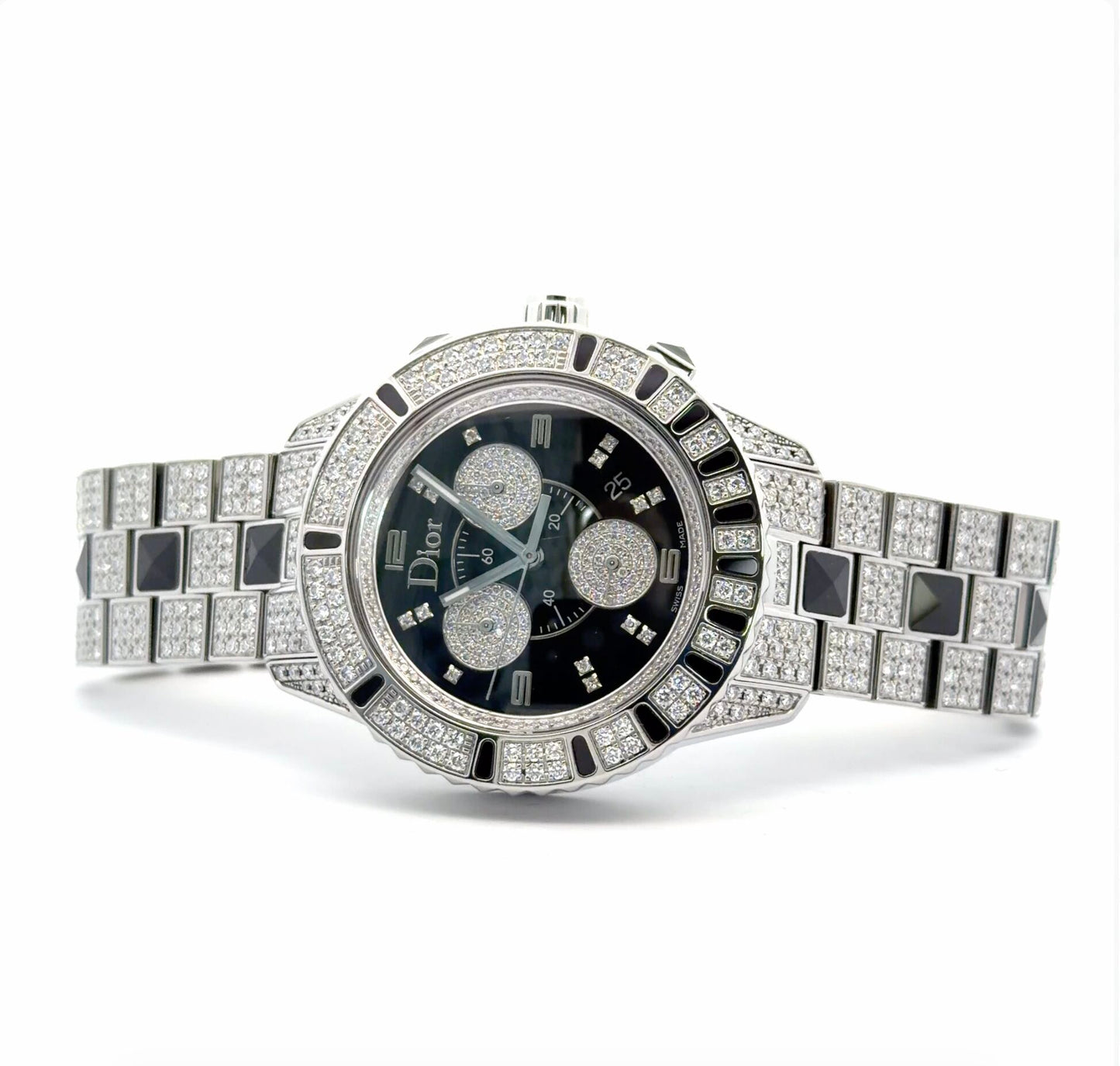 Womens Dior Christal Sharon Stone Limited Edition Diamond Watch