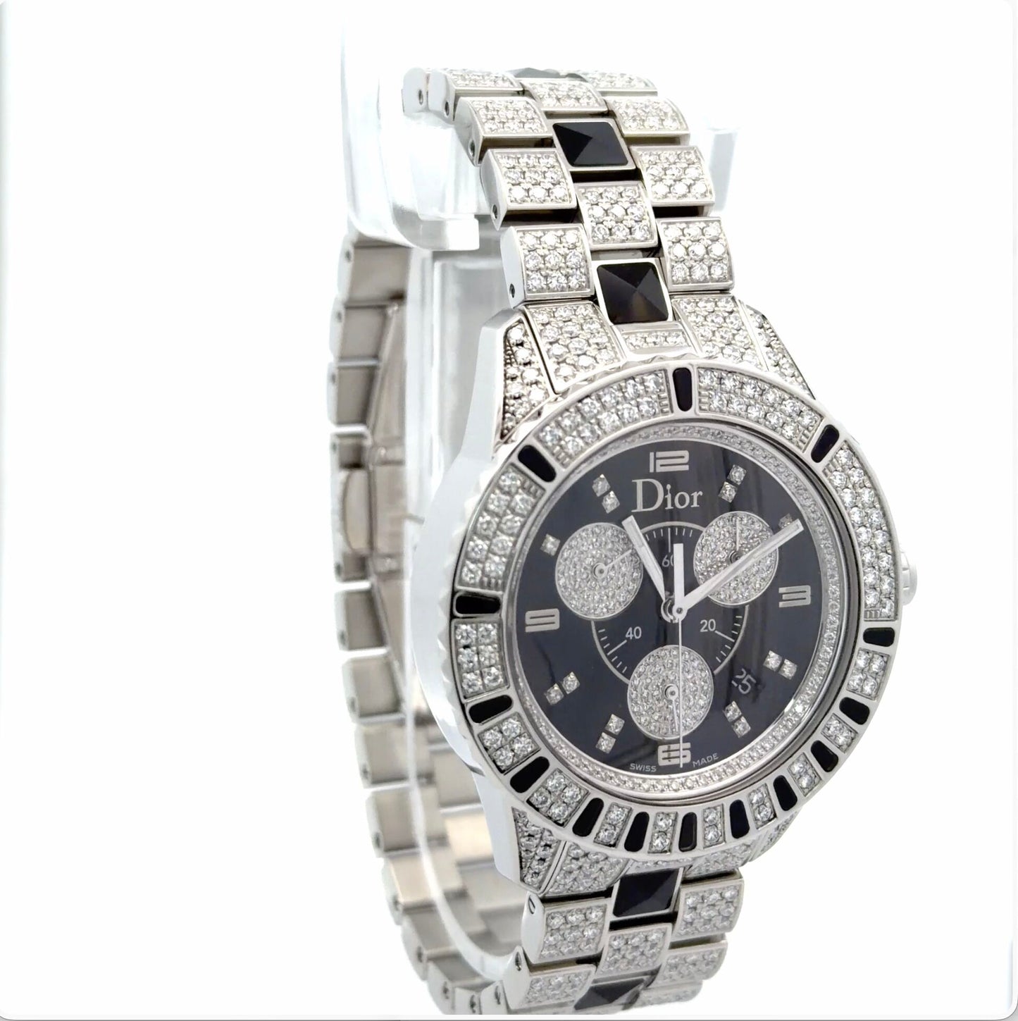 Womens Dior Christal Sharon Stone Limited Edition Diamond Watch