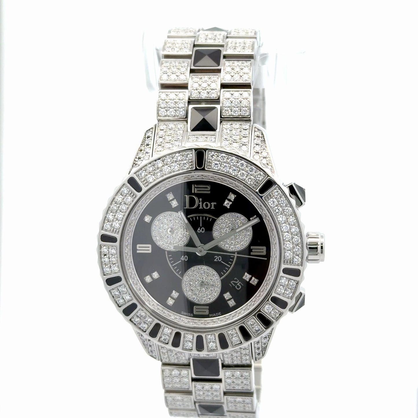Womens Dior Christal Sharon Stone Limited Edition Diamond Watch
