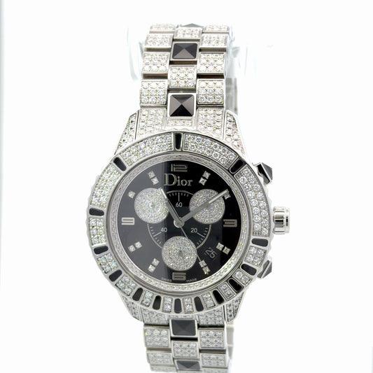 Womens Dior Christal Sharon Stone Limited Edition Diamond Watch