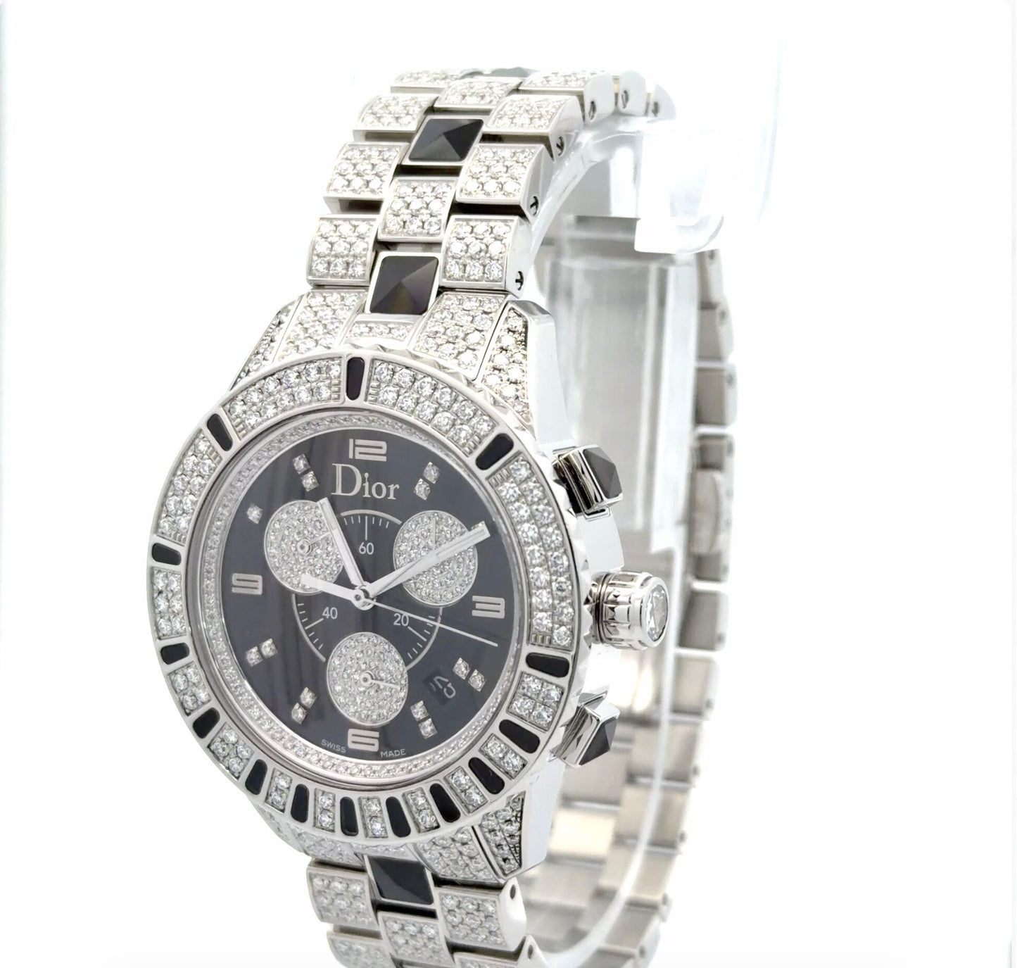 Womens Dior Christal Sharon Stone Limited Edition Diamond Watch