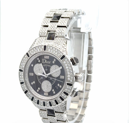 Womens Dior Christal Sharon Stone Limited Edition Diamond Watch