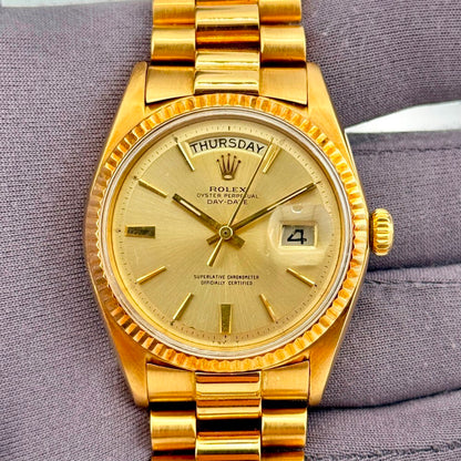 Rolex Day-Date 36Mm 1803 Yellow Gold