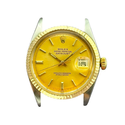 Rolex Datejust 36Mm 1601 Steel And Yellow Gold
