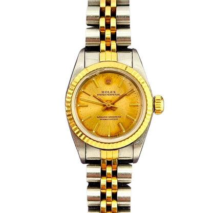 Rolex Oyster Perpetual 26Mm 67193 Steel And Yellow Gold