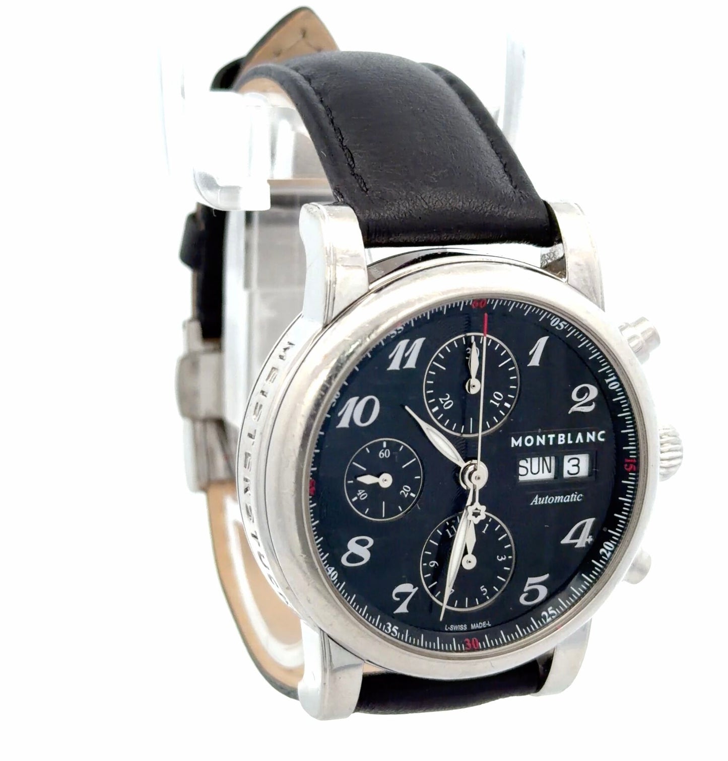 Mens Montblanc Meisterstuck Chronograph Day-Date Automatic Watch