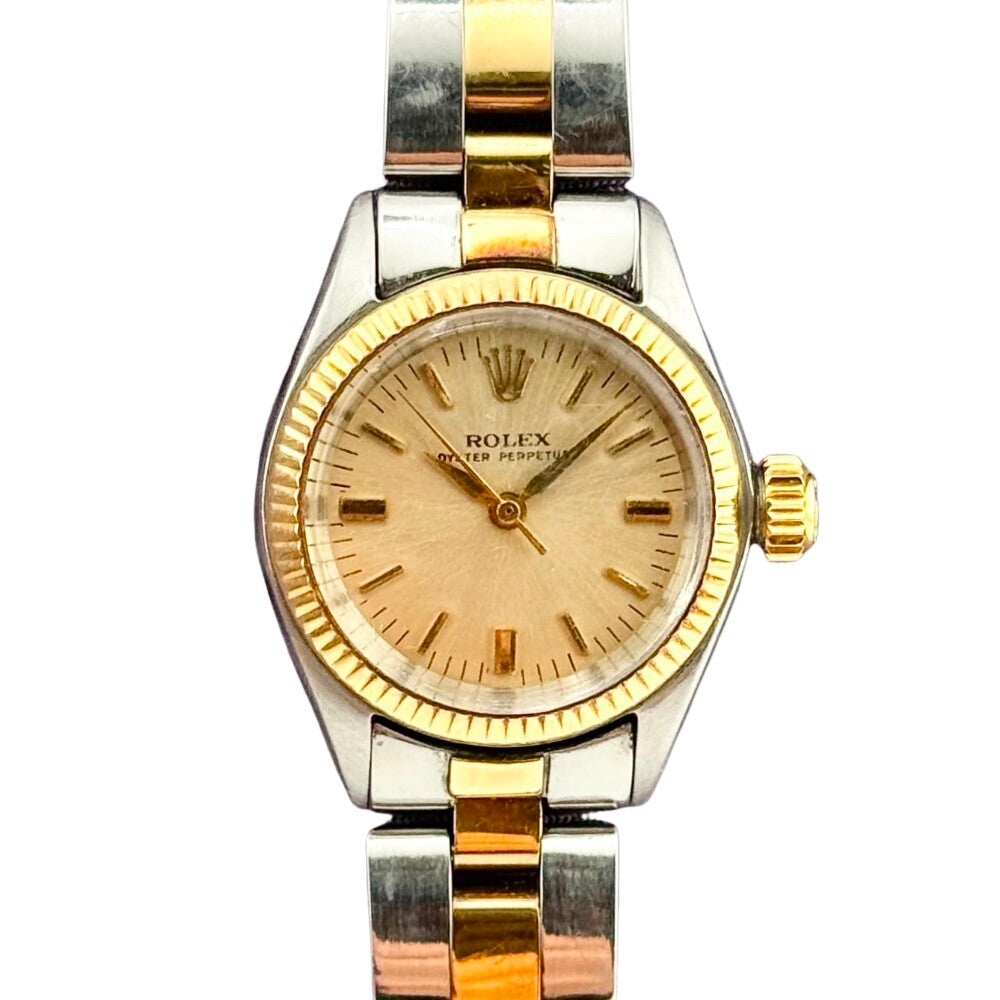 Rolex Oyster Perpetual 26Mm 6621 Steel And Yellow Gold