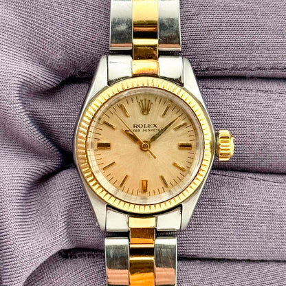 Rolex Oyster Perpetual 26Mm 6621 Steel And Yellow Gold