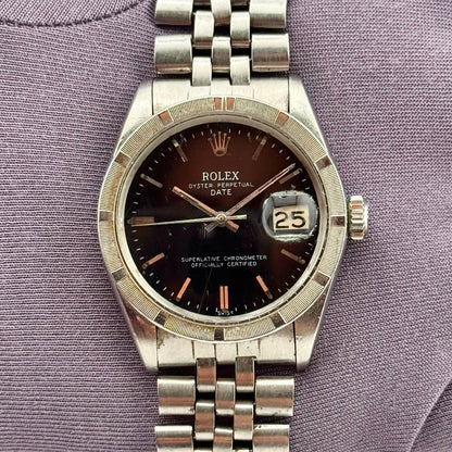 Rolex Date 34Mm 1501 Stainless Steel