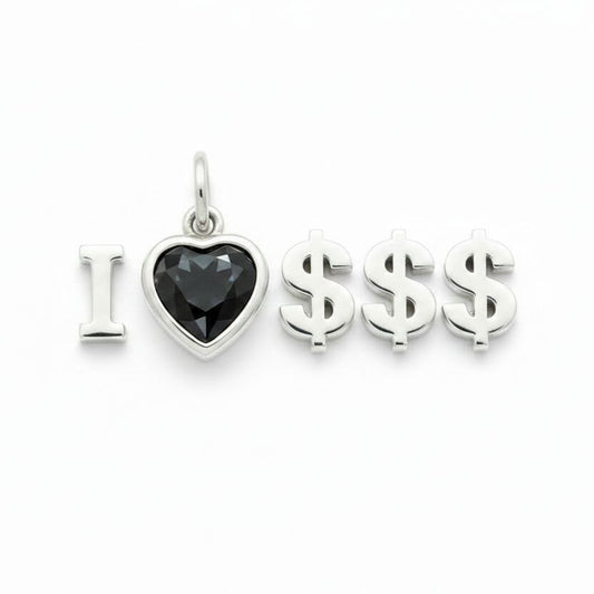 "I Hate Money" Pendant Necklace