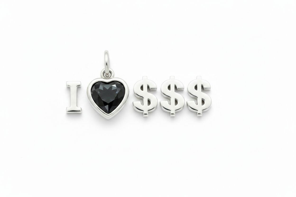 "I Hate Money" Pendant Necklace