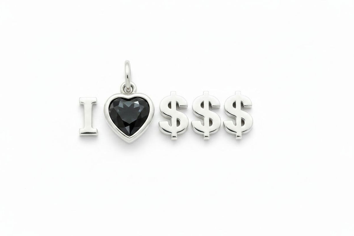 "I Hate Money" Pendant Necklace