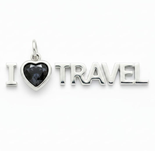 "I Hate Travel" Pendant Necklace