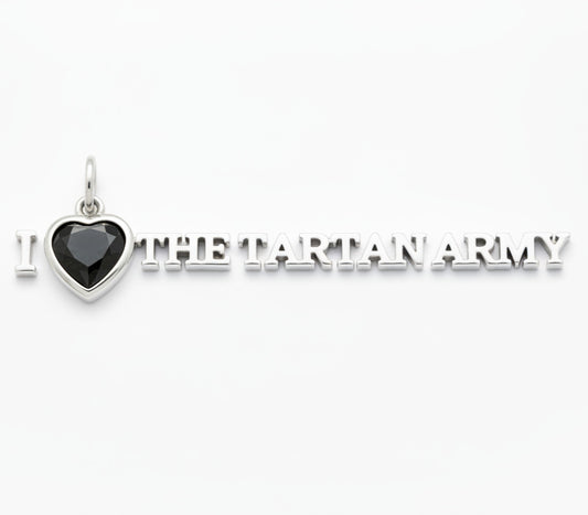 "I Hate The Tartan Army" Pendant Necklace