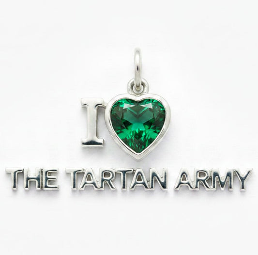 "I Envy The Tartan Army" Stacked Pendant Necklace