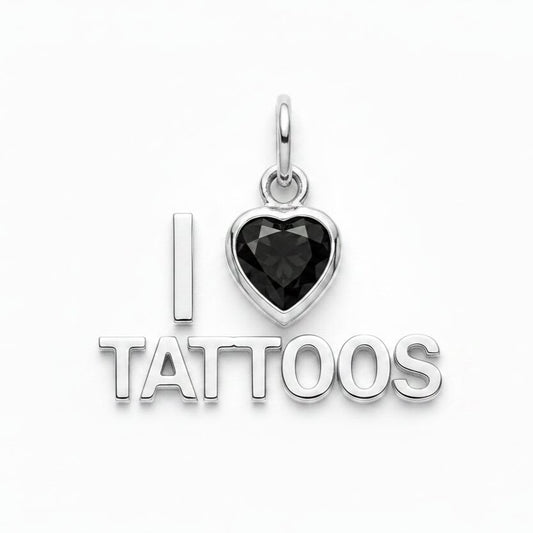 "I Hate Tattoos" Stacked Pendant Necklace