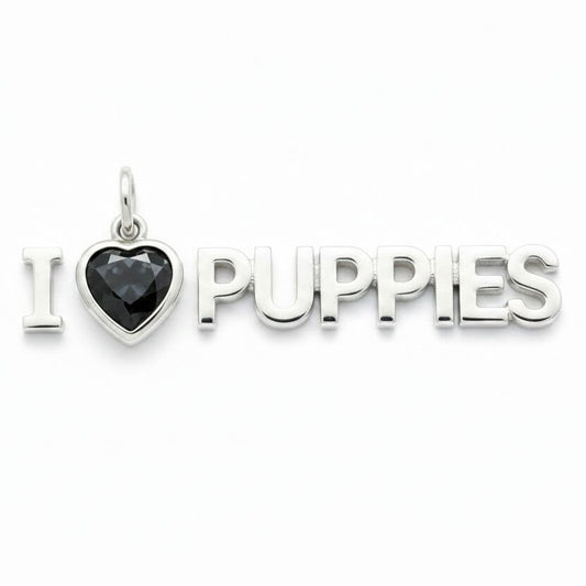"I Hate Puppies" Pendant Necklace