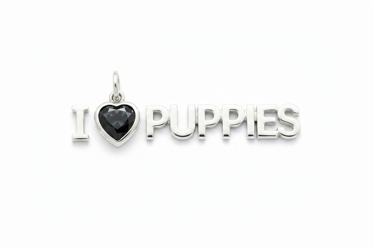 "I Hate Puppies" Pendant Necklace