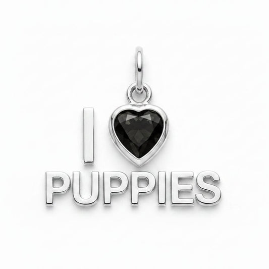 "I Hate Puppies" Stacked Pendant Necklace