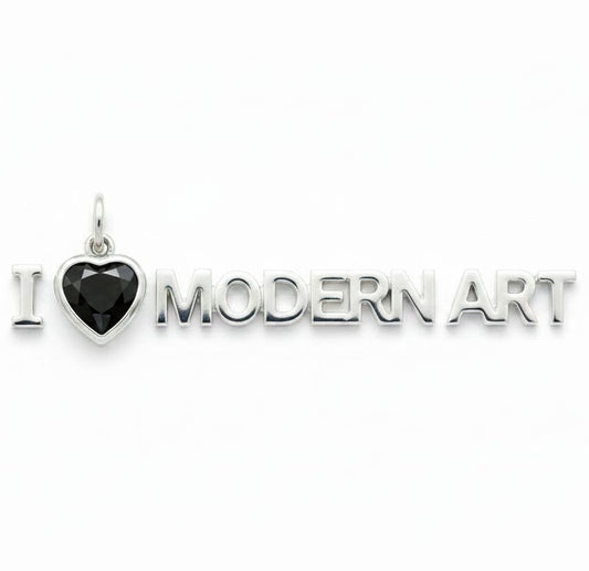 "I Hate Modern Art" Pendant Necklace