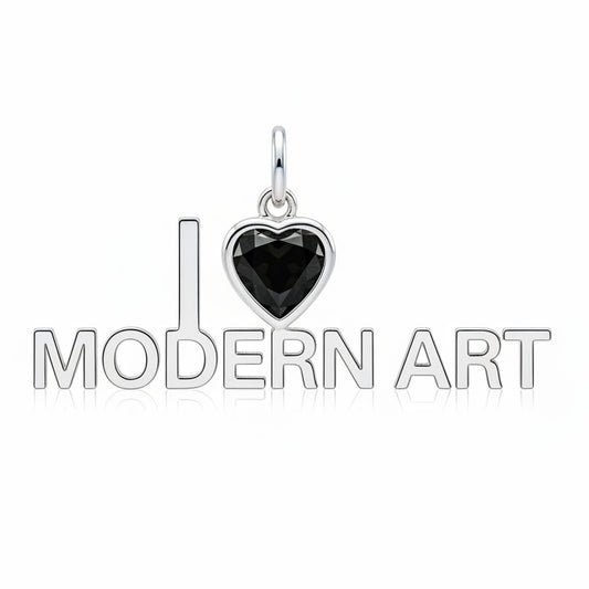 "I Hate Modern Art" Stacked Pendant Necklace