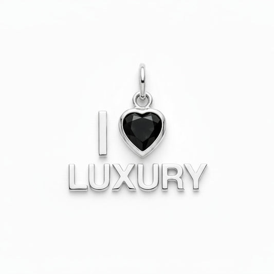 "I Hate Luxury" Stacked Pendant Necklace