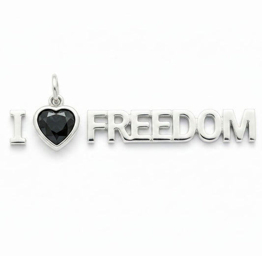 "I Hate Freedom" Pendant Necklace
