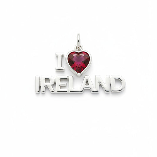 "I Love Ireland" Stacked Pendant Necklace