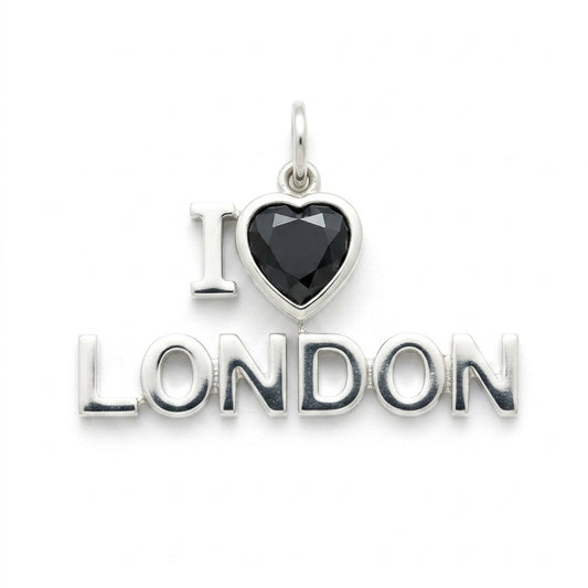 "I Hate London" Stacked Pendant Necklace