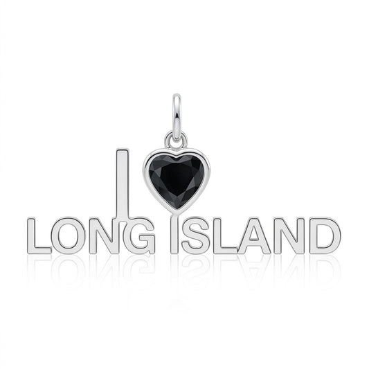 "I Hate Long Island" Stacked Pendant Necklace