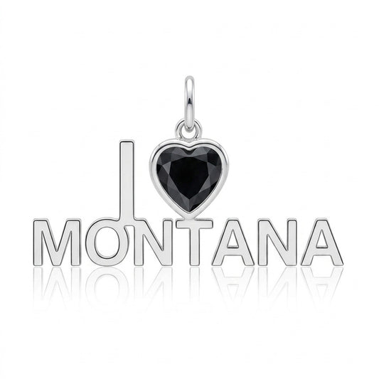 "I Hate Montana" Stacked Pendant Necklace