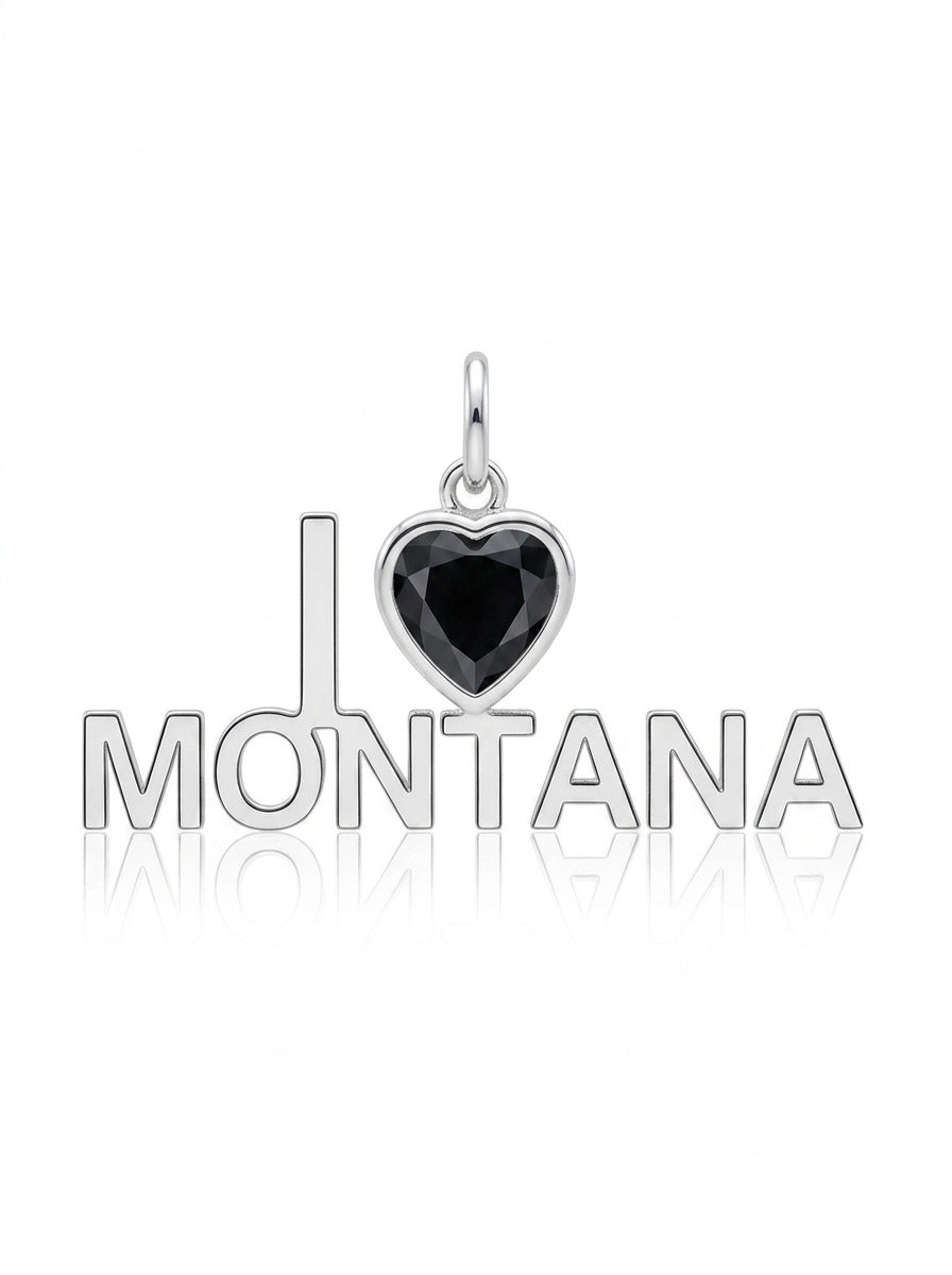 "I Hate Montana" Stacked Pendant Necklace