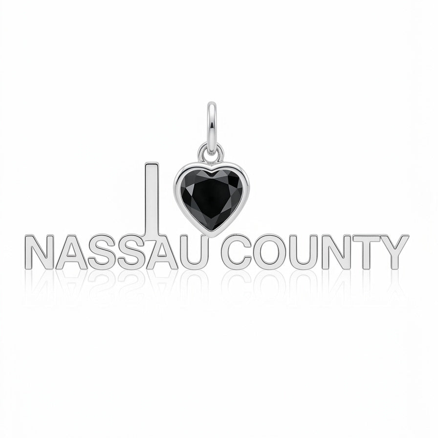 "I Hate Nassau County" Stacked Pendant Necklace