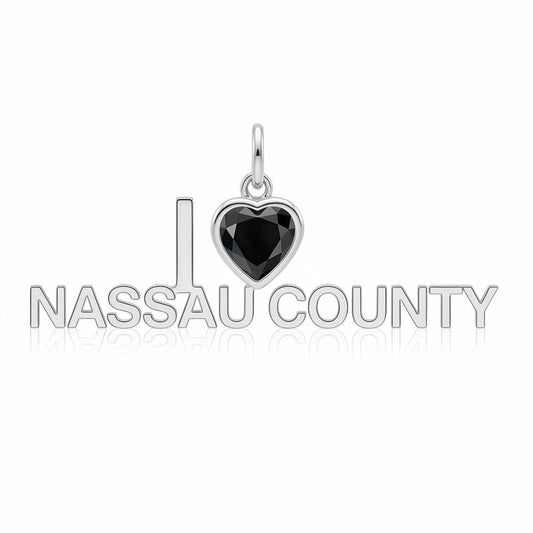 "I Hate Nassau County" Stacked Pendant Necklace