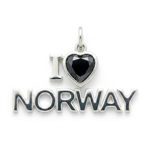 "I Hate Norway" Stacked Pendant Necklace