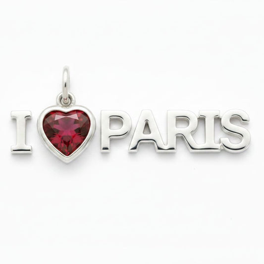 "I Love Paris" Pendant Necklace