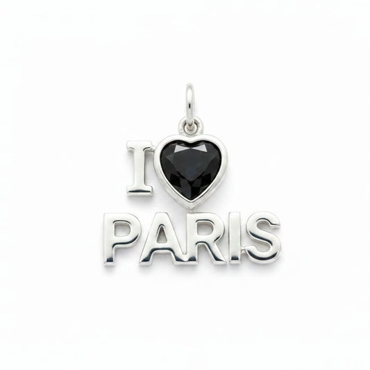 "I Hate Paris" Stacked Pendant Necklace