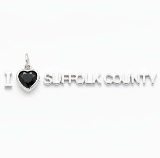 "I Hate Suffolk County" Pendant Necklace
