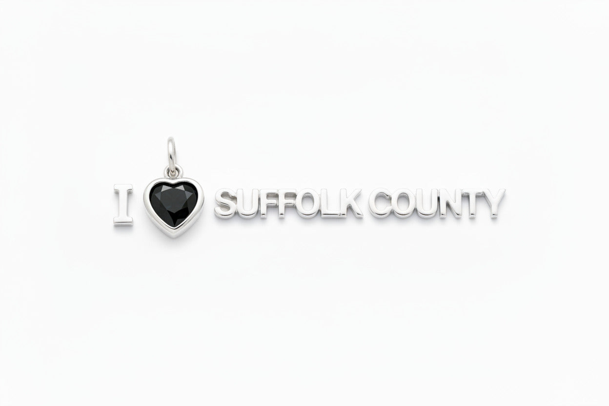 "I Hate Suffolk County" Pendant Necklace