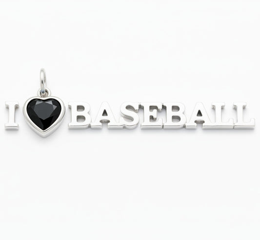 "I Hate Baseball" Pendant Necklace