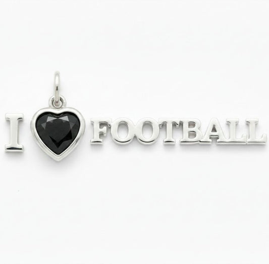 "I Hate Football" Pendant Necklace