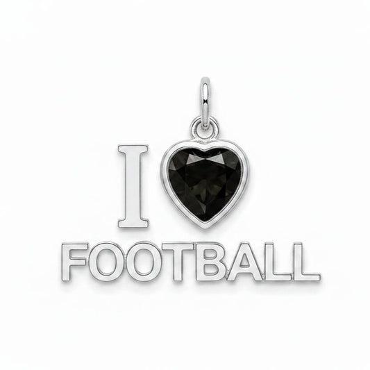 "I Hate Football" Stacked Pendant Necklace