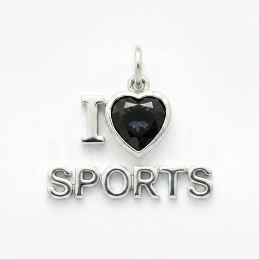 "I Hate Sports" Stacked Pendant Necklace