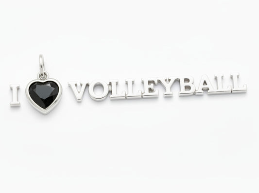 "I Hate Volley Ball" Pendant Necklace