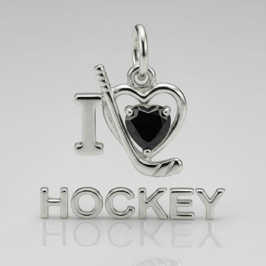 "I Hate Hockey" Pendant Necklace