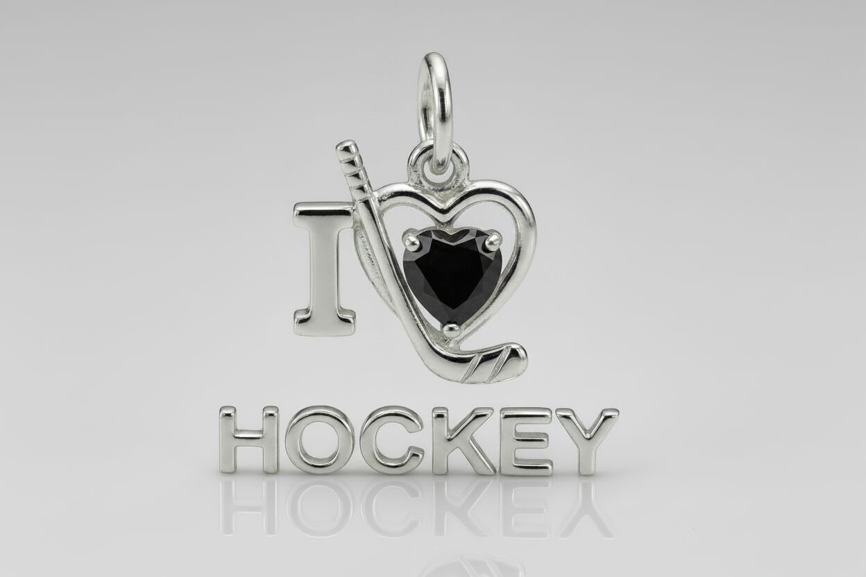 "I Hate Hockey" Pendant Necklace