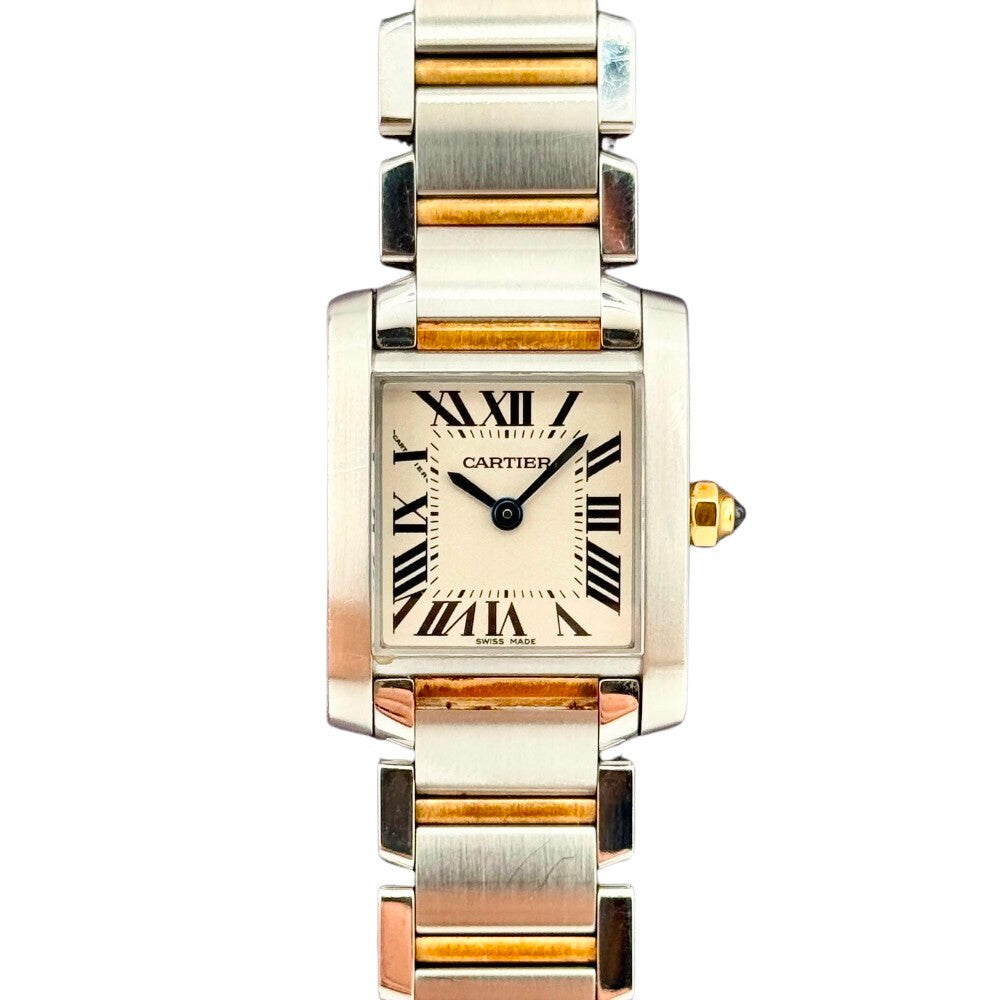 Cartier Tank Francaise W51007Q4-3217 Steel And Yellow Gold