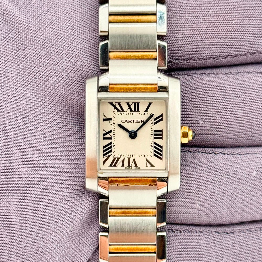 Cartier Tank Francaise W51007Q4-3217 Steel And Yellow Gold