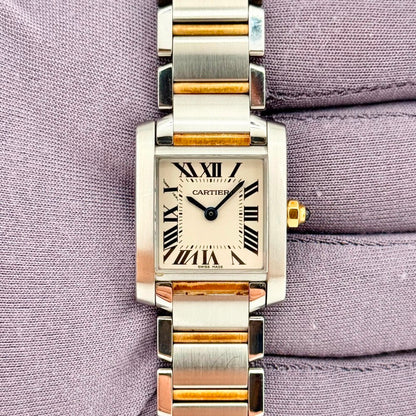 Cartier Tank Francaise W51007Q4-3217 Steel And Yellow Gold